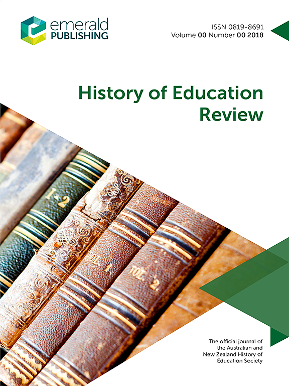 Go to journal home page - History of Education Review